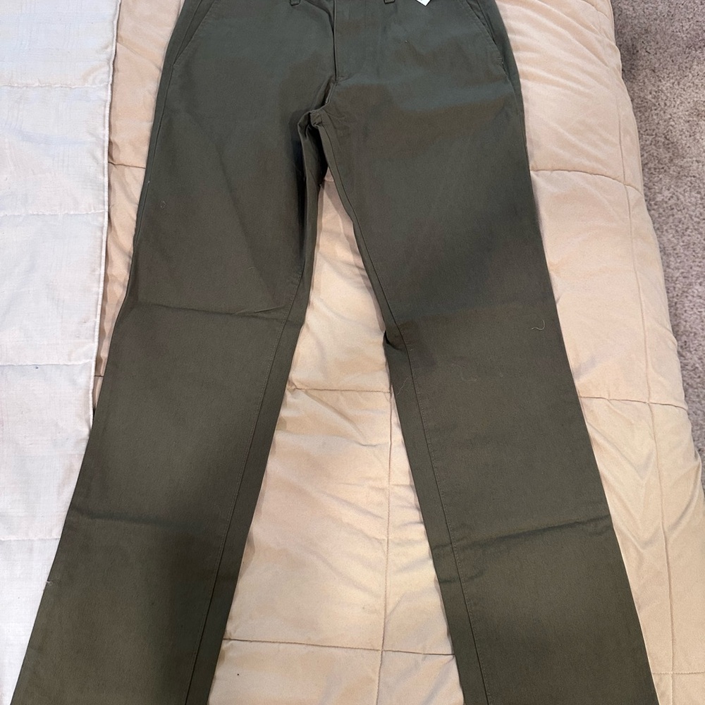 GAP Men's Forest Green Chinos